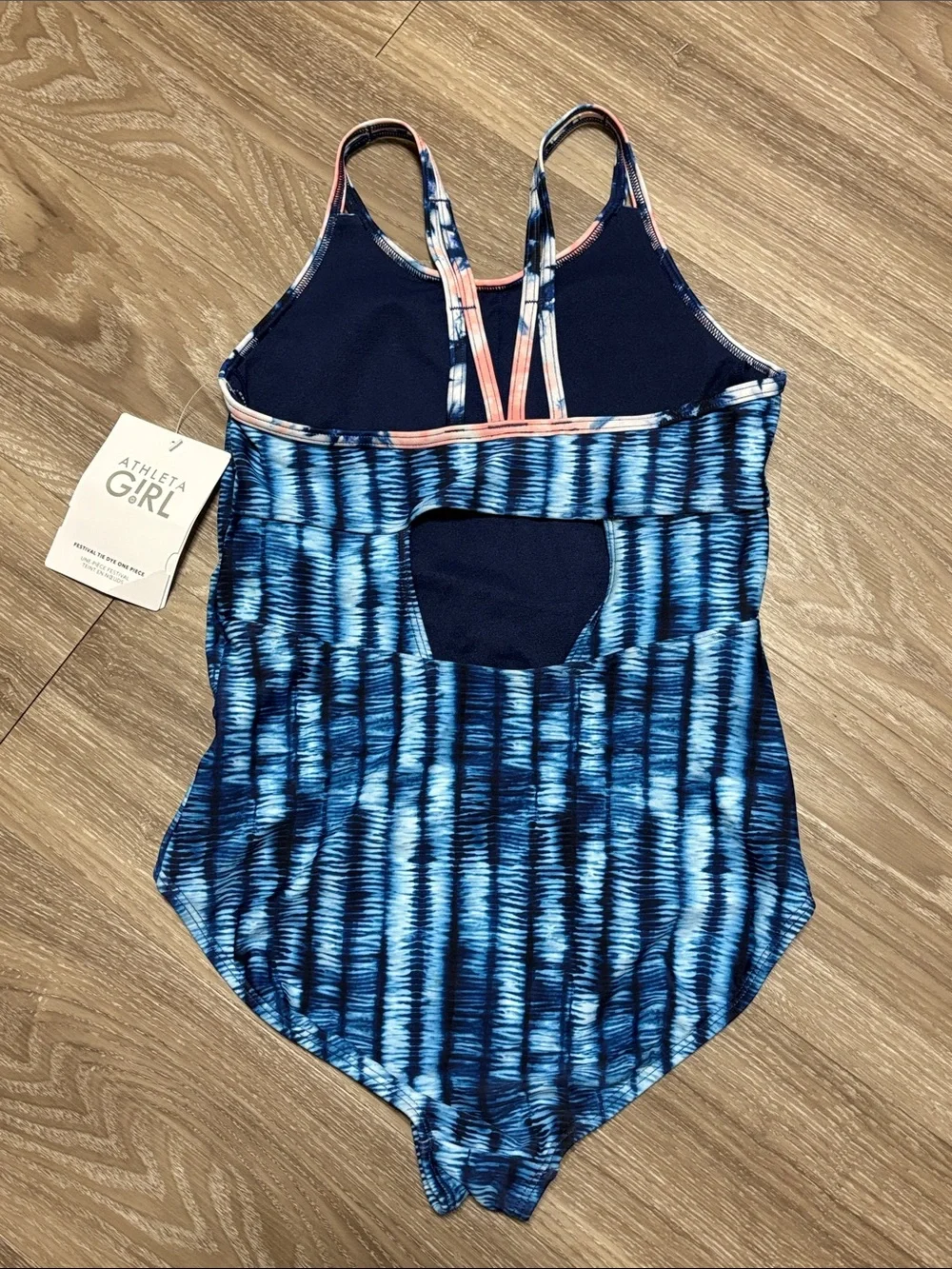 NWT Athleta Girl Festival Tie Due One Piece Swim Suit Size XL 14 | beach |